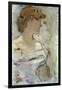 Au Bal - Marguerite de Conflans en Toilette de Bal, 1870-80-Edouard Manet-Framed Giclee Print