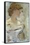 Au Bal - Marguerite de Conflans en Toilette de Bal, 1870-80-Edouard Manet-Framed Stretched Canvas