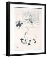 Au bois-Henri de Toulouse-Lautrec-Framed Giclee Print