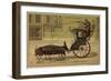 Au Bon Marche Cards Featuring Anthropomorphic Insects-null-Framed Giclee Print