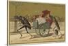 Au Bon Marche Cards Featuring Anthropomorphic Insects-null-Stretched Canvas