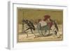 Au Bon Marche Cards Featuring Anthropomorphic Insects-null-Framed Giclee Print
