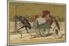 Au Bon Marche Cards Featuring Anthropomorphic Insects-null-Mounted Giclee Print