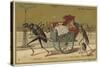 Au Bon Marche Cards Featuring Anthropomorphic Insects-null-Stretched Canvas