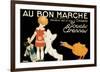 Au Bon Marche, Jouets et Etrennes-René Vincent-Framed Premium Giclee Print