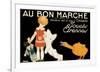 Au Bon Marche, Jouets et Etrennes-René Vincent-Framed Premium Giclee Print