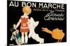 Au Bon Marche, Jouets et Etrennes-René Vincent-Mounted Premium Giclee Print