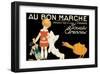 Au Bon Marche, Jouets et Etrennes-René Vincent-Framed Art Print