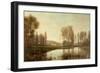 Au Bord De L'Oise (A River Scene)-Stanislas Victor Edouard Lepine-Framed Giclee Print