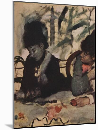 'Au Café', c1875-Edgar Degas-Mounted Giclee Print