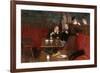 Au café, trois personnages-Jean Béraud-Framed Giclee Print