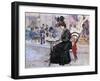 Au Cafe-Oscar Wilson-Framed Giclee Print