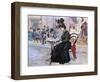 Au Cafe-Oscar Wilson-Framed Giclee Print