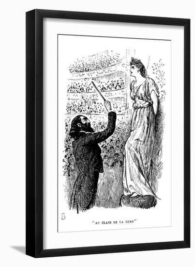 Au Clair De La Lune: the Power of Hypnosis, 1894-George Du Maurier-Framed Giclee Print