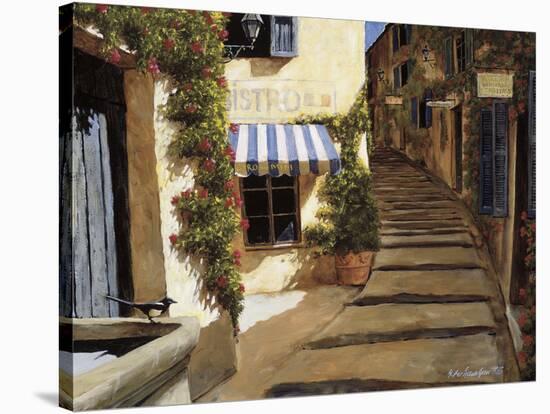 Au Coeur du Village-Gilles Archambault-Stretched Canvas