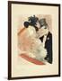 Au Concert-Henri de Toulouse-Lautrec-Framed Art Print