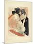 Au Concert-Henri de Toulouse-Lautrec-Mounted Art Print