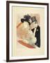 Au Concert-Henri de Toulouse-Lautrec-Framed Art Print