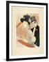 Au Concert-Henri de Toulouse-Lautrec-Framed Art Print