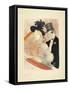 Au Concert-Henri de Toulouse-Lautrec-Framed Stretched Canvas