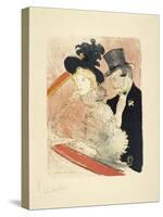 Au Concert-Henri de Toulouse-Lautrec-Stretched Canvas