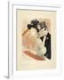 Au Concert-Henri de Toulouse-Lautrec-Framed Art Print