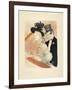 Au Concert-Henri de Toulouse-Lautrec-Framed Art Print