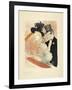 Au Concert-Henri de Toulouse-Lautrec-Framed Art Print