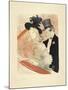Au Concert-Henri de Toulouse-Lautrec-Mounted Art Print