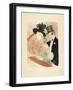 Au Concert-Henri de Toulouse-Lautrec-Framed Art Print