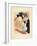 Au Concert-Henri de Toulouse-Lautrec-Framed Art Print