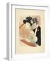 Au Concert-Henri de Toulouse-Lautrec-Framed Art Print