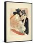 Au Concert-Henri de Toulouse-Lautrec-Framed Stretched Canvas