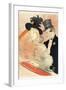 Au Concert-Henri de Toulouse-Lautrec-Framed Art Print