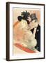 Au Concert-Henri de Toulouse-Lautrec-Framed Art Print