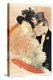 Au Concert-Henri de Toulouse-Lautrec-Stretched Canvas