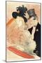 Au Concert-Henri de Toulouse-Lautrec-Mounted Art Print