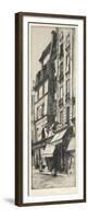 Au Cor Dor, Rue Du Four, 1915-Raymond Ray-Jones-Framed Premium Giclee Print