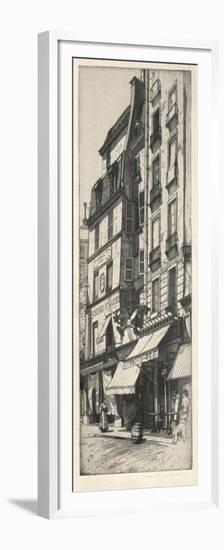 Au Cor Dor, Rue Du Four, 1915-Raymond Ray-Jones-Framed Premium Giclee Print