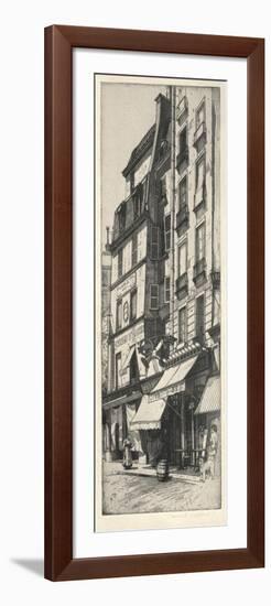 Au Cor Dor, Rue Du Four, 1915-Raymond Ray-Jones-Framed Giclee Print