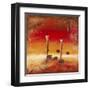 Au Coucher-Marso-Framed Art Print