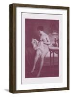 Au Coucher-Jules Scalbert-Framed Art Print