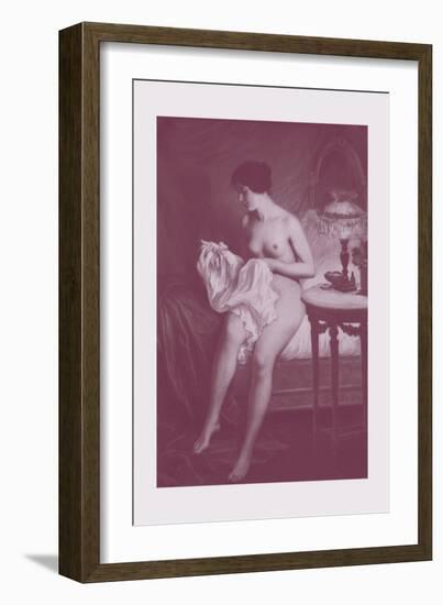 Au Coucher-Jules Scalbert-Framed Art Print