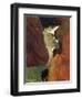 Au Dessus du Gouffre-Paul Gauguin-Framed Giclee Print