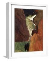 Au Dessus du Gouffre-Paul Gauguin-Framed Giclee Print