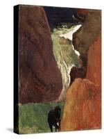 Au Dessus du Gouffre-Paul Gauguin-Stretched Canvas