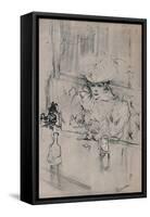 'Au Hanneton', c.1898, (1946)-Henri de Toulouse-Lautrec-Framed Stretched Canvas