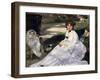 Au Jardin, 1870-Edouard Manet-Framed Giclee Print