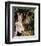 Au Jardin Du Moulin-Pierre-Auguste Renoir-Framed Art Print