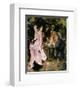 Au Jardin Du Moulin-Pierre-Auguste Renoir-Framed Art Print